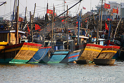 Boats in Da Nang